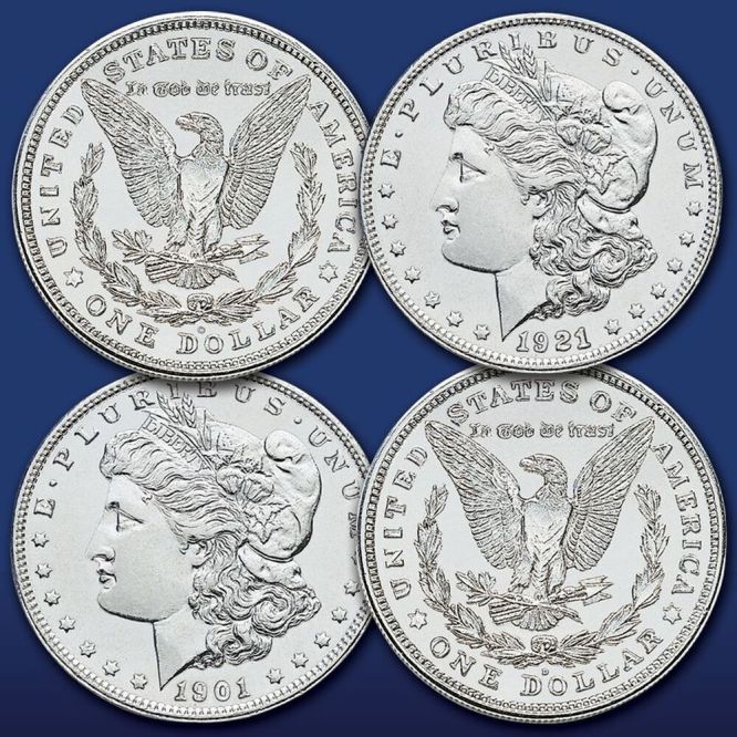 🔥Last day limited time discount🔥 The Complete Collection of Morgan Silver Dollars 【1878-1904 and 1921】28PC