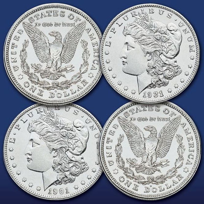 🔥Last day limited time discount🔥 The Complete Collection of Morgan Silver Dollars 【1878-1904 and 1921】28PC