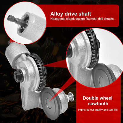 🔥Last Day 49% OFF -  Sheet Metal Cutter Drill Attachment 🛠️