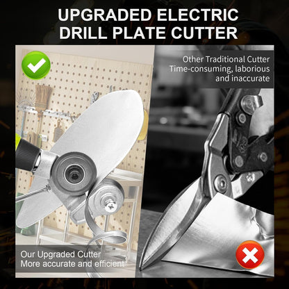 🔥Last Day 49% OFF -  Sheet Metal Cutter Drill Attachment 🛠️